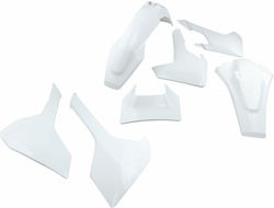 UFO Set de Piese din Plastic pentru Motocicletă pentru Husqvarna ТЕ / FE 501 - Magazin online / FE 450 - Magazin online / FE 350 - Magazin online pentru Keeway Ușor Alb 1buc