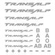 Moto Discovery Αυτοκόλλητα Σετ Ασημί