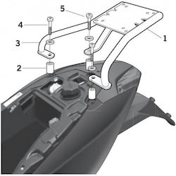 Shad Case Mounts for Lifan Sport 125 Shad Case Mounts for Lifan Sport 125