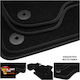 Suzuki Celerio 2014-2021 Teppichmatten Sport Line Schwarz mit Grauer Naht Graue Stickerei Suzuki Set aus 4 Teilen