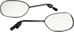 Motorcycle Mirrors Black 2pcs