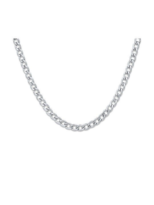 Chain Neck from Steel Thin Thickness 3mm and Length 40cm