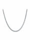Goldjewels Chain Neck made of Steel Thin Thickness 4mm and Length 50cm