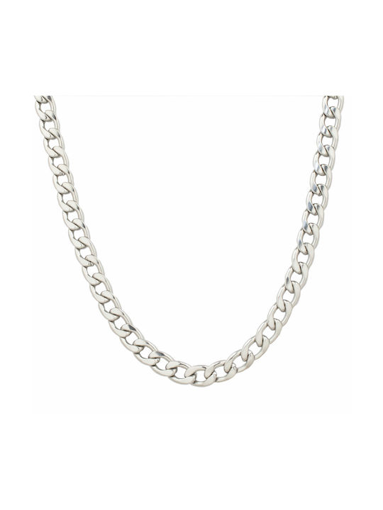 Chain Neck from Steel Wide Thickness 7mm and Length 55cm