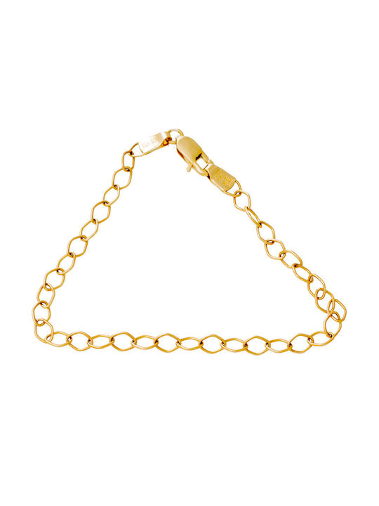 Goldene Kette Hand 14K