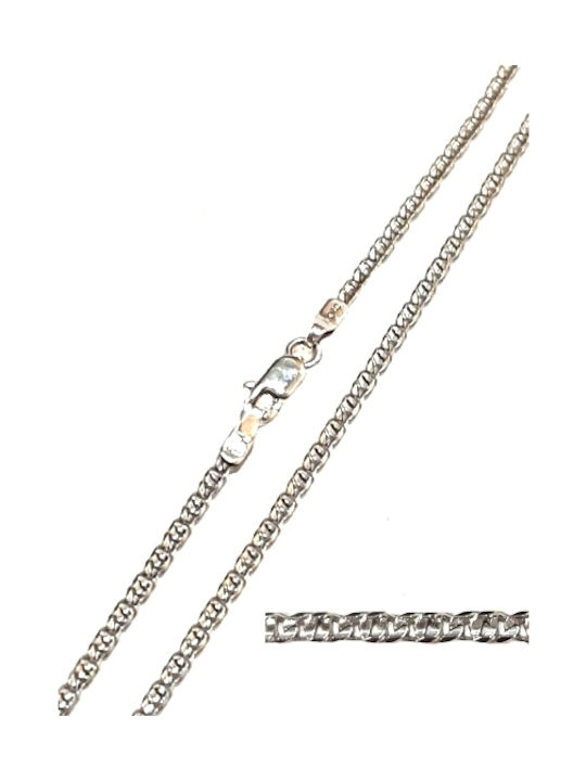 White Gold Chain Neck 14K Length 50cm