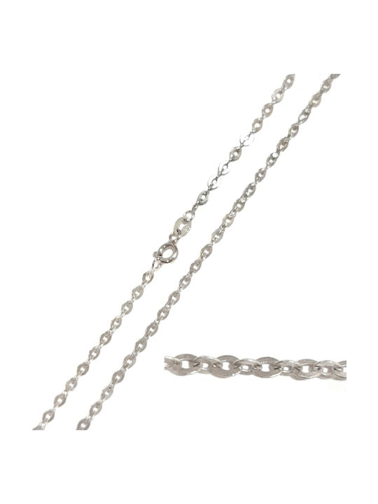 White Gold Chain Neck 14K Length 60cm