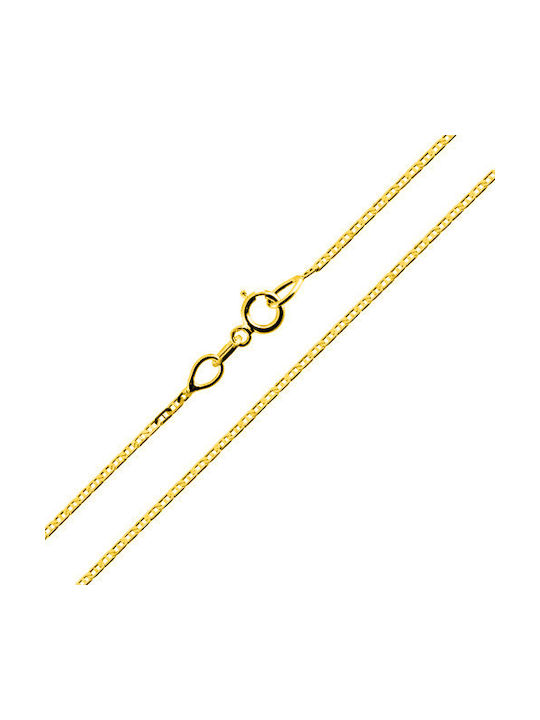 Goldene Kette Nacken 14K