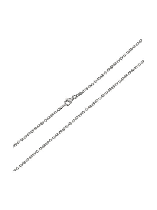 Luxor Ασημένια Αλυσίδα Λαιμού Μήκους 60cm