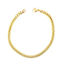 Chain Hand from Steel Gold-plated Thin Thickness 5mm and Length 17.5cm