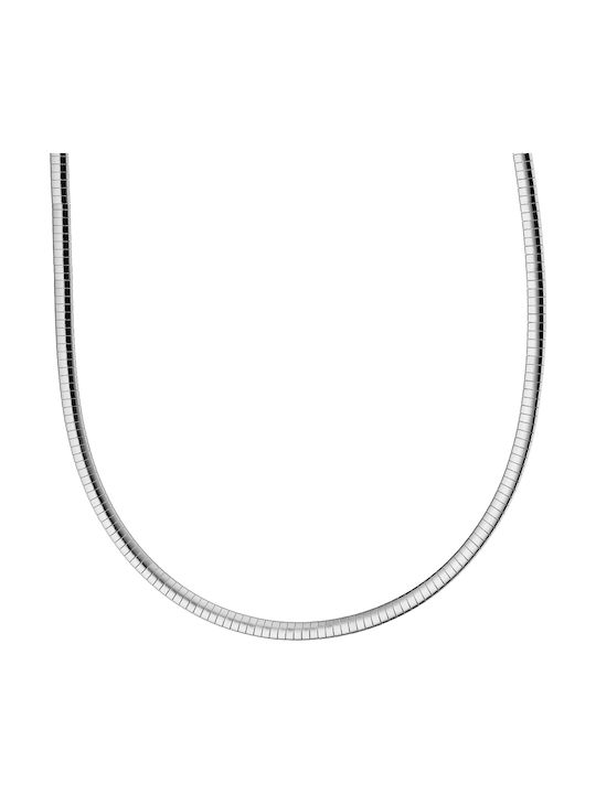 SOFI Kette Nacken Schlange aus Stahl Dünne mit einer Dicke von 5.8mm und einer Länge von 40cm