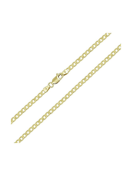 Goldene Kette Nacken 14K