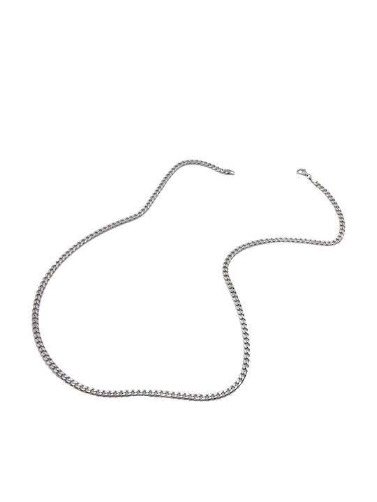 Tribute Silver Chain Neck Thin Thickness 1mm and Length 45cm