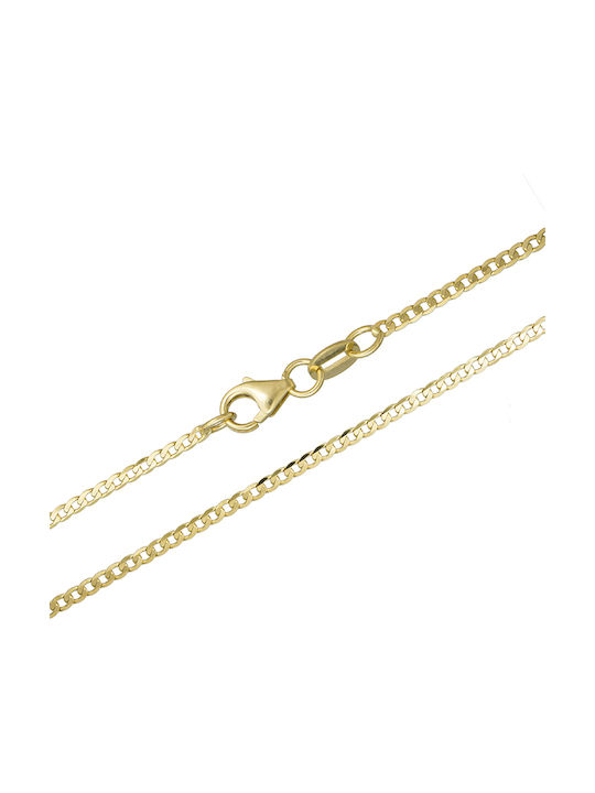 Goldene Kette Nacken 14K