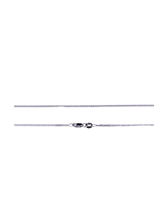 White Gold Chain Neck 14K Length 45cm