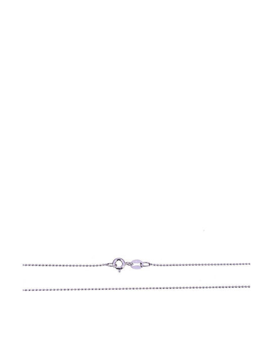 Gatsa Silver Chain Neck Length 40cm