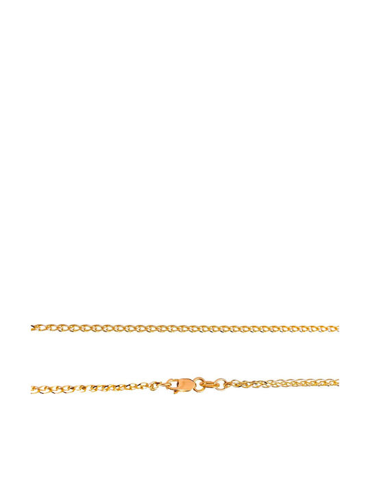 Gatsa Gold Chain Neck 14K Length 55cm
