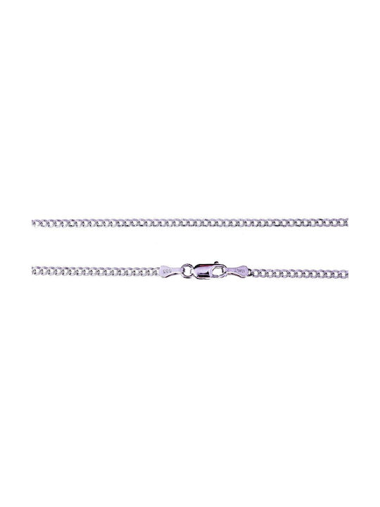 White Gold Chain Neck 14K Length 55cm