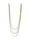 Tatu Moyo Chain Neck Spiral made of Steel Gold-plated