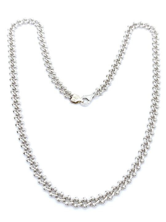 PS Silver Silver Chain Neck Thin Thickness 5.8mm and Length 41.5cm