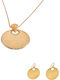 Gatsa Set with Necklace & Earrings from Gold 14K
