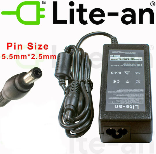 Laptop Charger 90W 19V 4.74A for Toshiba with Detachable Power Cable