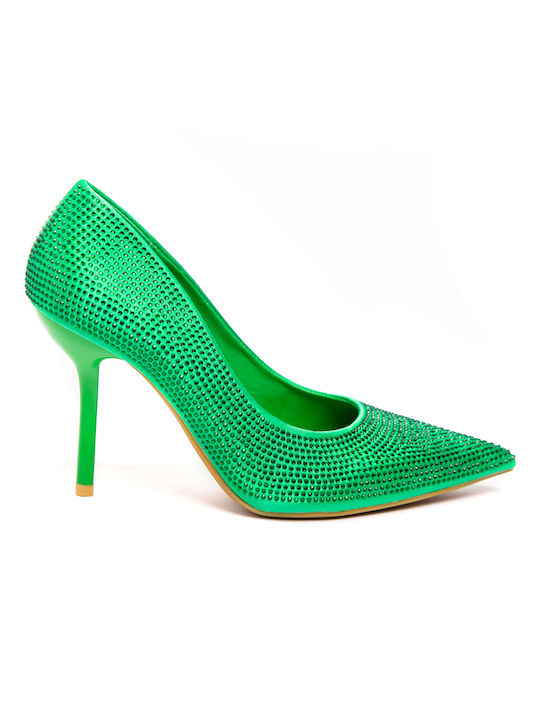 Malesa Pointed Toe Green Heels