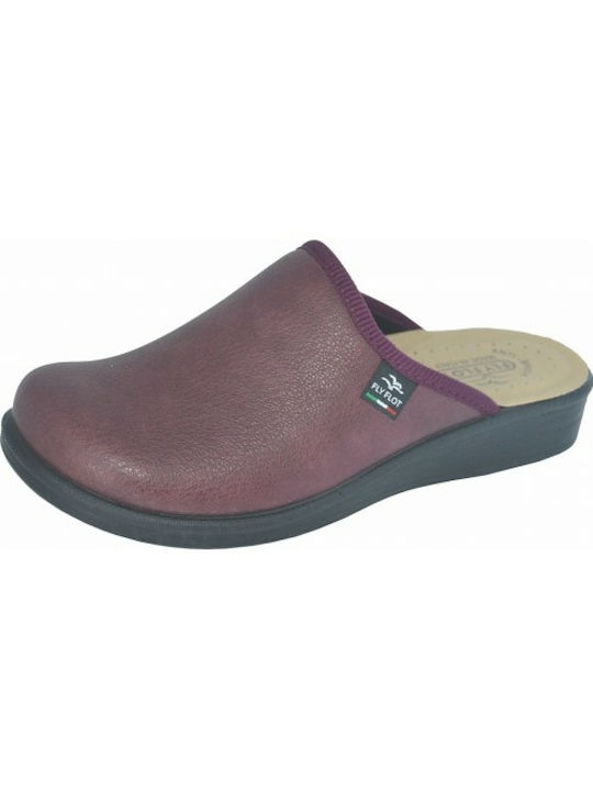 Fly Flot Anatomic Women's Slippers Burgundy