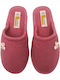 Terry Damen Hausschuhe Fuchsie