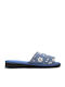 Terry Winter Women's Slippers Light Blue
