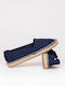 Women's Fabric Espadrilles Navy Blue