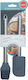 Cookstyle Silicone Cooking Utensil Set Gray 2pcs