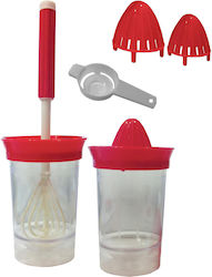 Plastic Cooking Utensil Set Transparent 2pcs