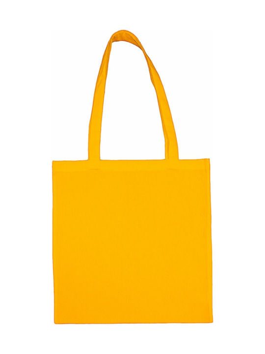 Jassz Βαμβακερή Τσάντα για Ψώνια σε Κίτρινο χρώμα