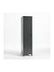Einflügeliger Schrank Hiba Metallisch mit 2 Regale 43x50x180cm