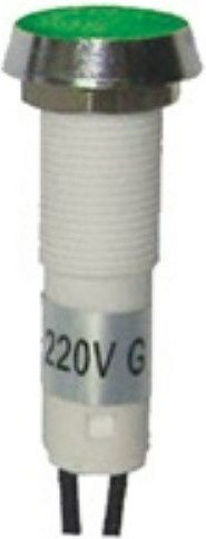 LED Anzeigelampe 220V Grüne 1 Stück 30801-028