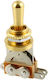 On-Off switch Toggle Gold 1pcs