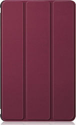 Tri-fold Flip Cover Silicone Burgundy (Galaxy Tab A7) 27292