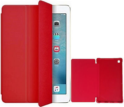 Luxury Flip Cover Δερματίνης Κόκκινο (Galaxy Tab A7)