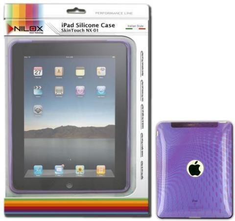 Nilox Ipad Hülle Rückseite Lila