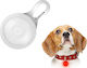 Pet Dog ID Tag Circular with Light White