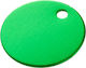 Identificator Câine Circular Verde Metalic