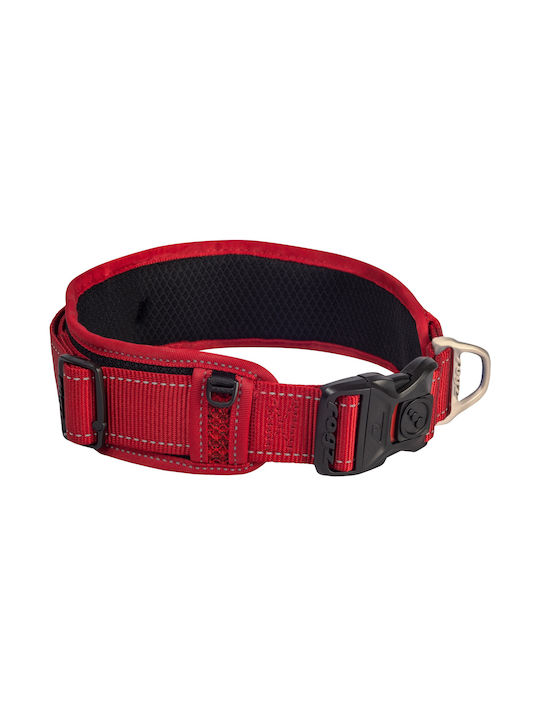 Rogz Utility Hundehalsband in Rot Farbe Groß