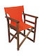 Politishome Politishome Gartenstuhlkissen aus Leinwand Orange 79x79cm