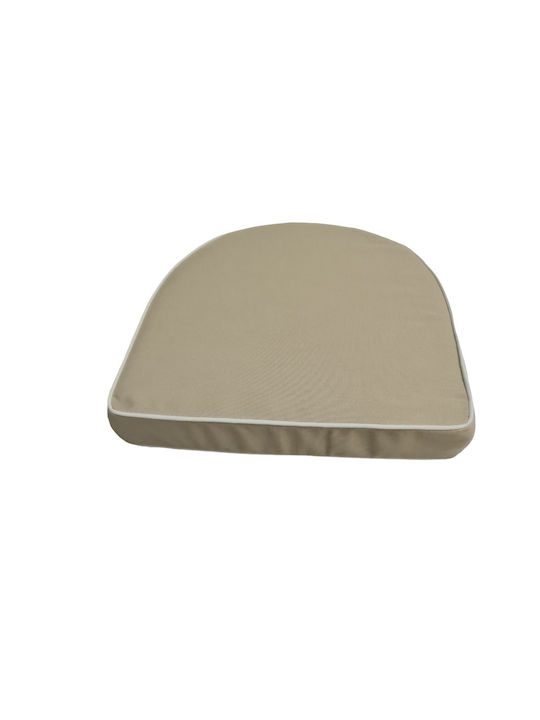 Be Comfy Waterproof Garden Chair Cushion Horseshoe Beige 44x45cm