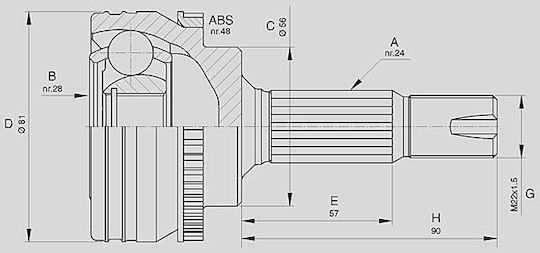Open Parts Joint Kit for Saab 99 Toyota Yaris