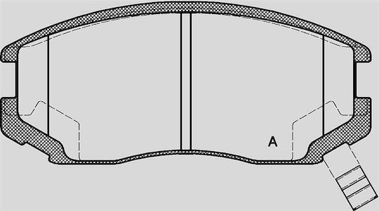 Open Parts Σετ Τακάκια για Daihatsu Terios