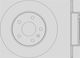 Open Parts Brake Discs 1pcs for Opel Meriva