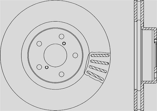Open Parts Σετ Δισκόπλακες 1τμχ για Subaru Forester