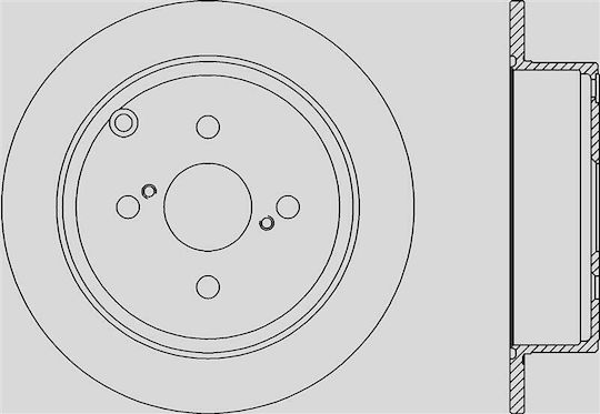 Open Parts Bremsscheiben 1Stück für Toyota Korolla